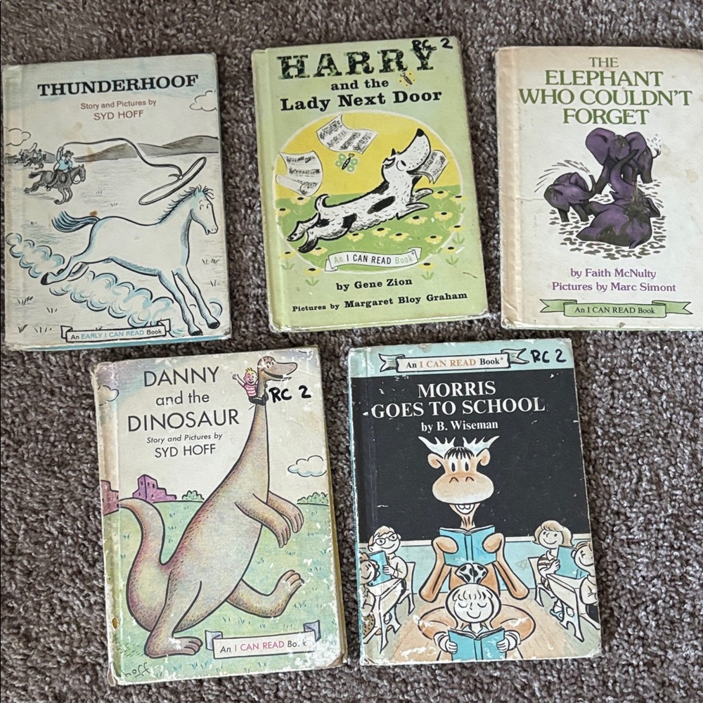 5 I CAN READ BOOKS